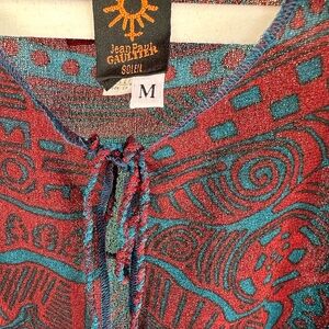 Jean Paul Gaultier long sheer sexy dress